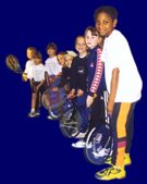 Children on the Tennis Trail