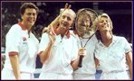 Jo Durie, Jasper Carrott, Cliff and Jill Dando - 1996