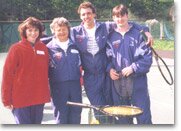 Staff at the Cliff Richard Tennis Foundation