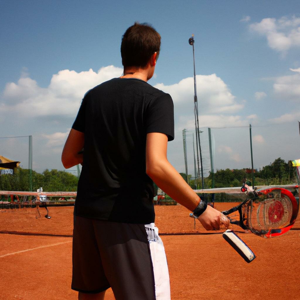 Tennis Tactics: Mastering Strategic Moves Person playing tennis strategically